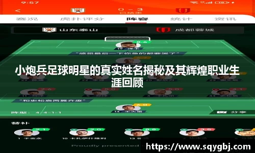小炮兵足球明星的真实姓名揭秘及其辉煌职业生涯回顾